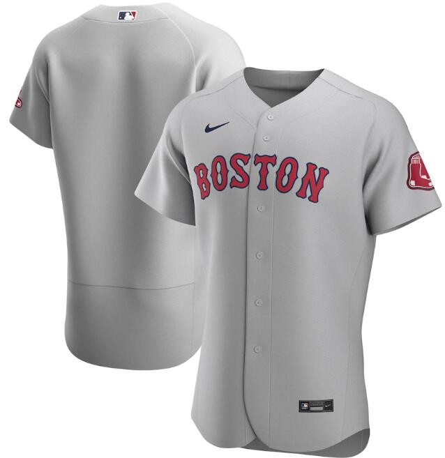 Men's Boston Red Sox Blank Grey MLB Flex Base Stitched Jersey Men's Boston Red Sox Blank Grey MLB Flex Base Stitched Jersey