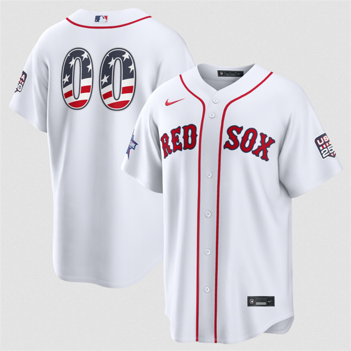 Men's Boston Red Sox Active Player Custom White 2026 All-Star Edition Stars & Stripes Stadium Pick-A-Player Stitched Baseball Jersey Men's Boston Red Sox Active Player Custom White 2026 All-Star Edition Stars & Stripes Stadium Pick-A-Player Stitched Baseball Jersey