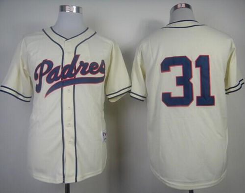 Padres #31 Dave Winfield Cream 1948 Turn Back The Clock Stitched MLB Jersey Padres #31 Dave Winfield Cream 1948 Turn Back The Clock Stitched MLB Jersey