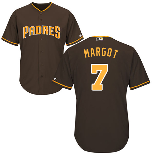 Padres #7 Manuel Margot Brown New Cool Base Stitched MLB Jersey Padres #7 Manuel Margot Brown New Cool Base Stitched MLB Jersey