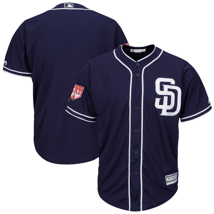 Padres Blank Navy 2019 Spring Training Cool Base Stitched MLB Jersey Padres Blank Navy 2019 Spring Training Cool Base Stitched MLB Jersey