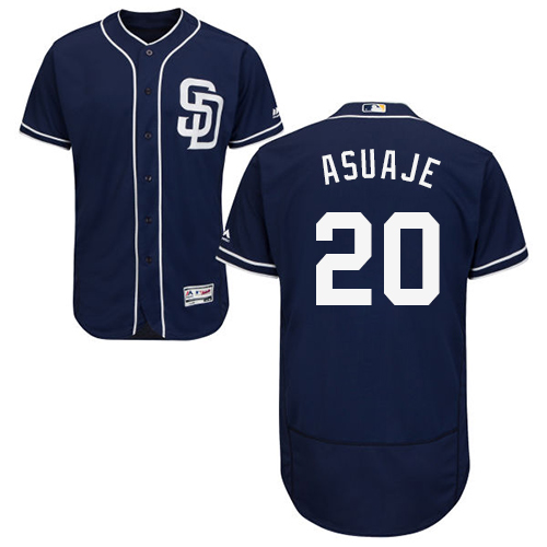 Padres #20 Carlos Asuaje Navy Blue Flexbase Authentic Collection Stitched MLB Jersey Padres #20 Carlos Asuaje Navy Blue Flexbase Authentic Collection Stitched MLB Jersey