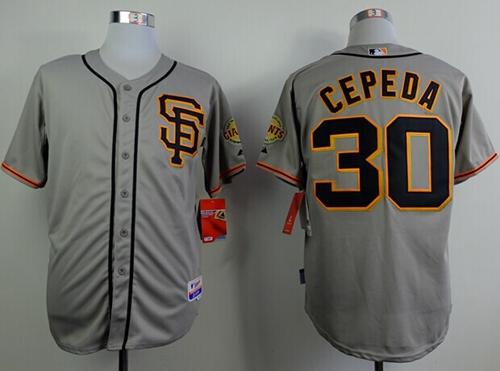 Giants #30 Orlando Cepeda Grey Cool Base Stitched MLB Jersey Giants #30 Orlando Cepeda Grey Cool Base Stitched MLB Jersey