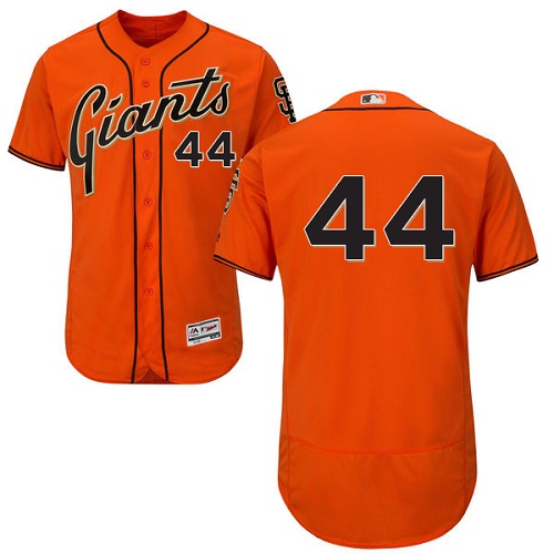Giants #44 Willie McCovey Orange Flexbase Authentic Collection Stitched MLB Jersey Giants #44 Willie McCovey Orange Flexbase Authentic Collection Stitched MLB Jersey