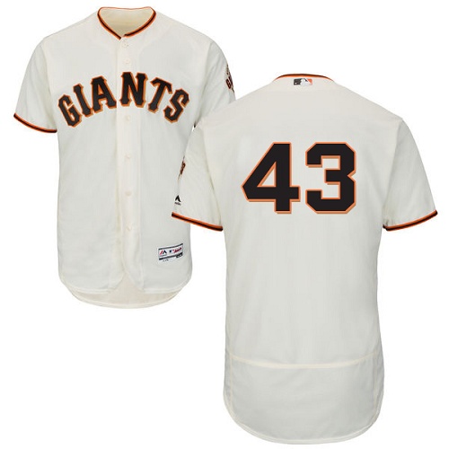 Giants #43 Dave Dravecky Cream Flexbase Authentic Collection Stitched MLB Jersey Giants #43 Dave Dravecky Cream Flexbase Authentic Collection Stitched MLB Jersey