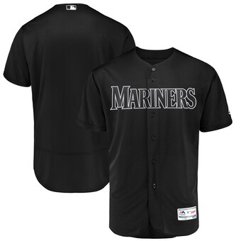 Seattle Mariners Blank Majestic 2019 Players' Weekend Flex Base Authentic Team Jersey Black Seattle Mariners Blank Majestic 2019 Players' Weekend Flex Base Authentic Team Jersey Black