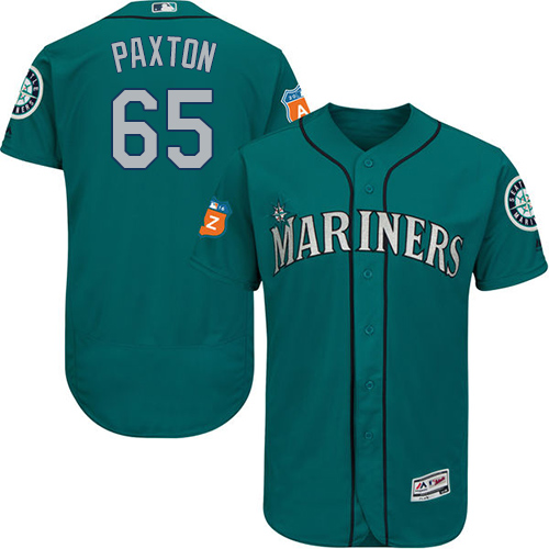 Mariners #65 James Paxton Green Flexbase Authentic Collection Stitched MLB Jersey Mariners #65 James Paxton Green Flexbase Authentic Collection Stitched MLB Jersey