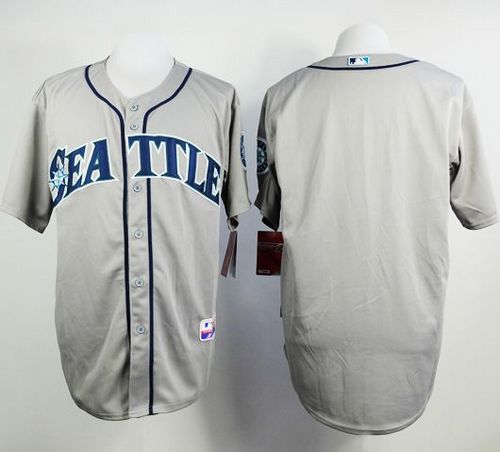 Mariners Blank Grey Cool Base Stitched MLB Jersey Mariners Blank Grey Cool Base Stitched MLB Jersey