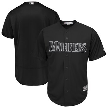 Seattle Mariners Blank Majestic 2019 Players' Weekend Cool Base Team Jersey Black Seattle Mariners Blank Majestic 2019 Players' Weekend Cool Base Team Jersey Black