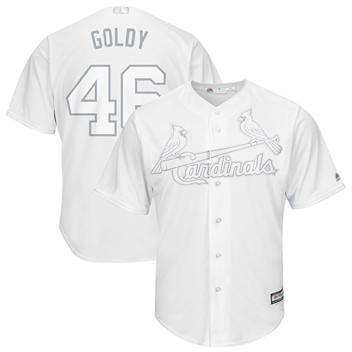 Cardinals #46 Paul Goldschmidt White 