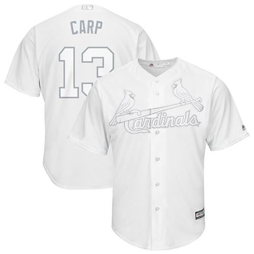 Cardinals #13 Matt Carpenter White 