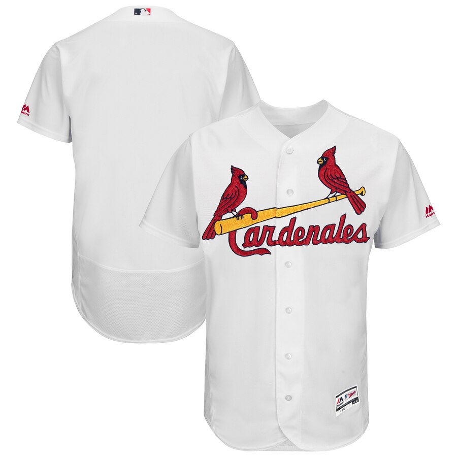 St. Louis Cardinals Majestic 2019 Hispanic Heritage Flex Base Authentic Team Jersey White