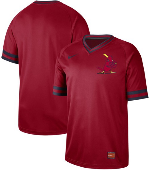 Nike Cardinals Blank Red Authentic Cooperstown Collection Stitched MLB Jersey