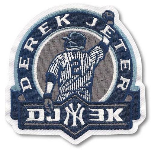 Stitched Derek Jeter New York Yankees 3000th Hit Jersey Patch (DJ 3k) Stitched Derek Jeter New York Yankees 3000th Hit Jersey Patch (DJ 3k)