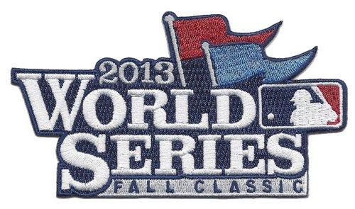 Stitched 2013 MLB World Series Logo Fall Classic Jersey Sleeve Patch St Louis Cardinals vs Boston Red Sox Stitched 2013 MLB World Series Logo Fall Classic Jersey Sleeve Patch St Louis Cardinals vs Boston Red Sox