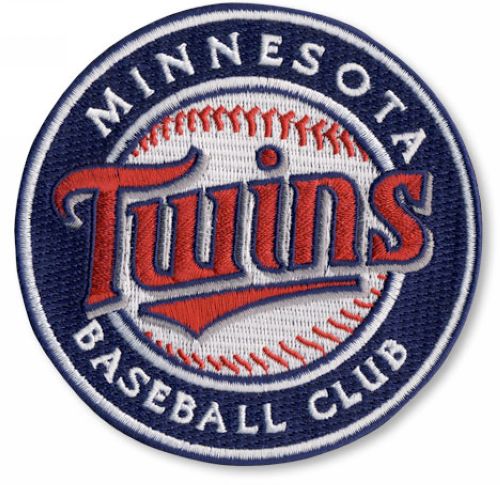 Stitched MLB Minnesota Twins Round Logo Sleeve Patch (2010) Stitched MLB Minnesota Twins Round Logo Sleeve Patch (2010)