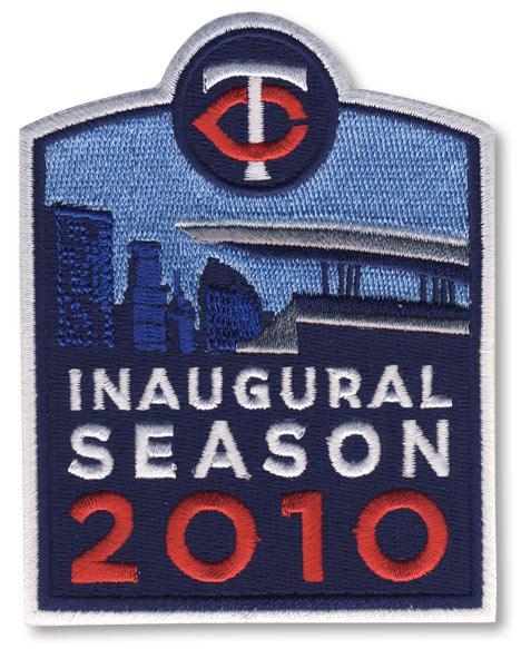 Stitched 2010 Minnesota Twins Inaugural Season Jersey Patch Stitched 2010 Minnesota Twins Inaugural Season Jersey Patch