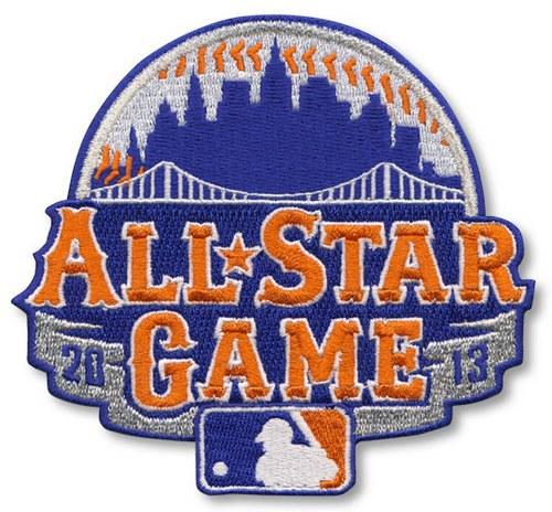 Stitched 2013 MLB All-Star Game Jersey Patch New York Mets Stitched 2013 MLB All-Star Game Jersey Patch New York Mets
