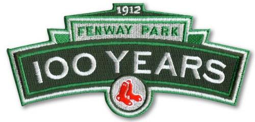 Stitched 2012 Boston Red Sox Fenway Park 100th Year Patch Stitched 2012 Boston Red Sox Fenway Park 100th Year Patch