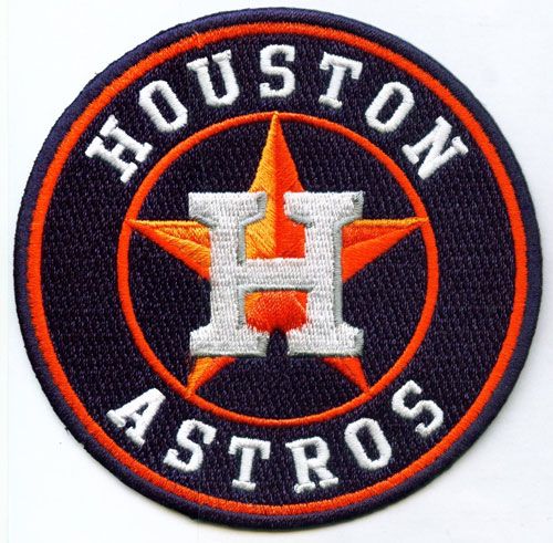 Stitched MLB Houston Astros Team Logo Jersey Sleeve Patch Stitched MLB Houston Astros Team Logo Jersey Sleeve Patch