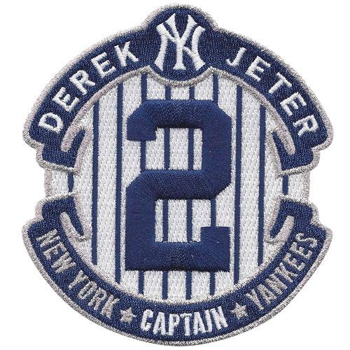 Stitched MLB 2014 Derek Jeter Retirement Final Season New York Yankees Stitched Jersey Patch (The Captain) Stitched MLB 2014 Derek Jeter Retirement Final Season New York Yankees Stitched Jersey Patch (The Captain)