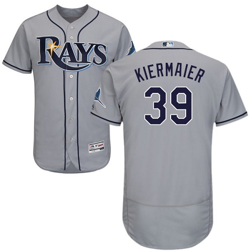 Rays #39 Kevin Kiermaier Grey Flexbase Authentic Collection Stitched MLB Jersey Rays #39 Kevin Kiermaier Grey Flexbase Authentic Collection Stitched MLB Jersey