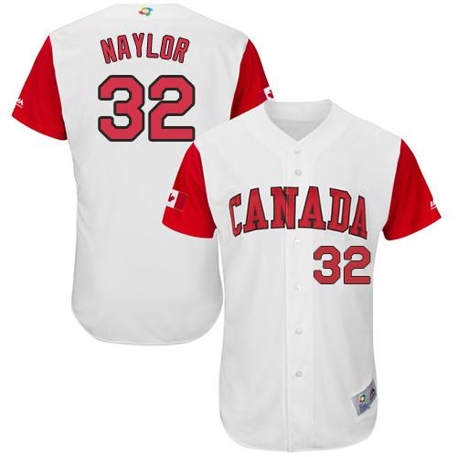 Team Canada #32 Josh Naylor White 2017 World MLB Classic Authentic Stitched MLB Jersey Team Canada #32 Josh Naylor White 2017 World MLB Classic Authentic Stitched MLB Jersey