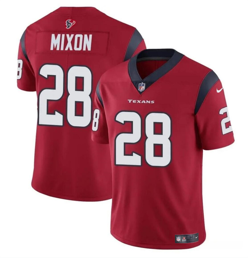 Men's Houston Texans #28 Joe Mixon Red Vapor Untouchable Stitched Football Jersey Men's Houston Texans #28 Joe Mixon Red Vapor Untouchable Stitched Football Jersey