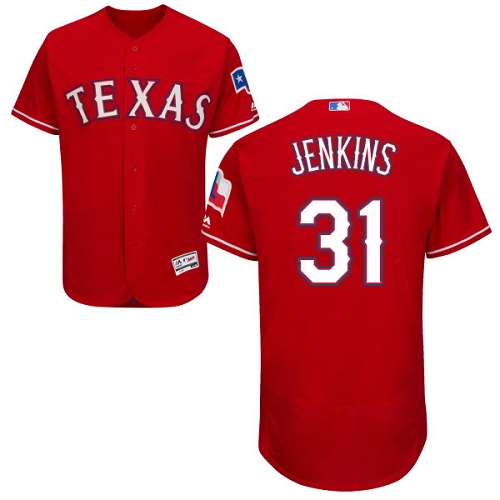 Rangers #31 Ferguson Jenkins Red Flexbase Authentic Collection Stitched MLB Jersey Rangers #31 Ferguson Jenkins Red Flexbase Authentic Collection Stitched MLB Jersey