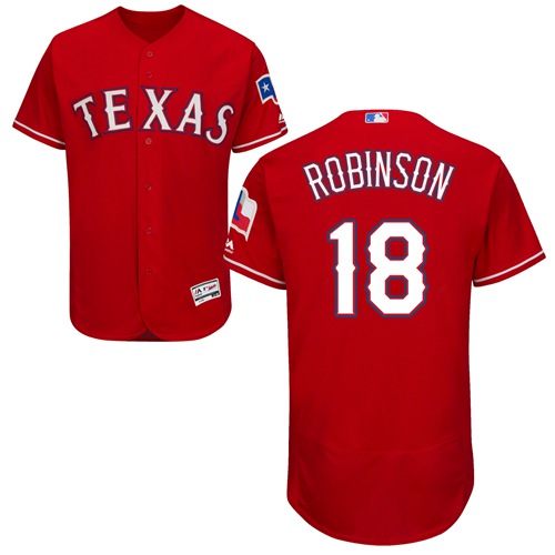 Rangers #18 Drew Robinson Red Flexbase Authentic Collection Stitched MLB Jersey Rangers #18 Drew Robinson Red Flexbase Authentic Collection Stitched MLB Jersey