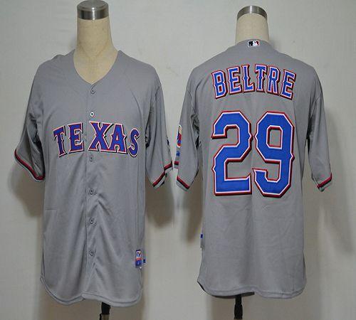 Rangers #29 Adrian Beltre Grey Cool Base Stitched MLB Jersey Rangers #29 Adrian Beltre Grey Cool Base Stitched MLB Jersey