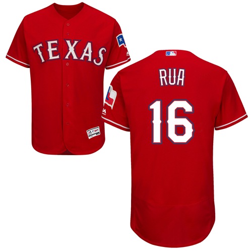 Rangers #16 Ryan Rua Red Flexbase Authentic Collection Stitched MLB Jersey Rangers #16 Ryan Rua Red Flexbase Authentic Collection Stitched MLB Jersey