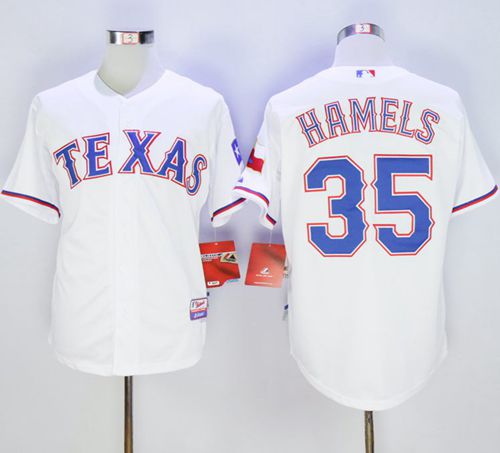 Rangers #35 Cole Hamels White Cool Base Stitched MLB Jersey Rangers #35 Cole Hamels White Cool Base Stitched MLB Jersey
