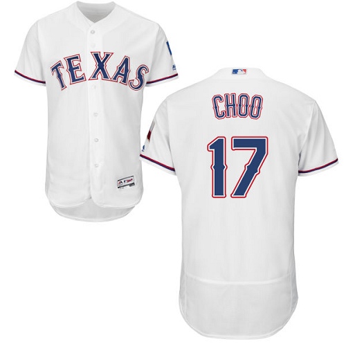 Rangers #17 Shin-Soo Choo White Flexbase Authentic Collection Stitched MLB Jersey Rangers #17 Shin-Soo Choo White Flexbase Authentic Collection Stitched MLB Jersey