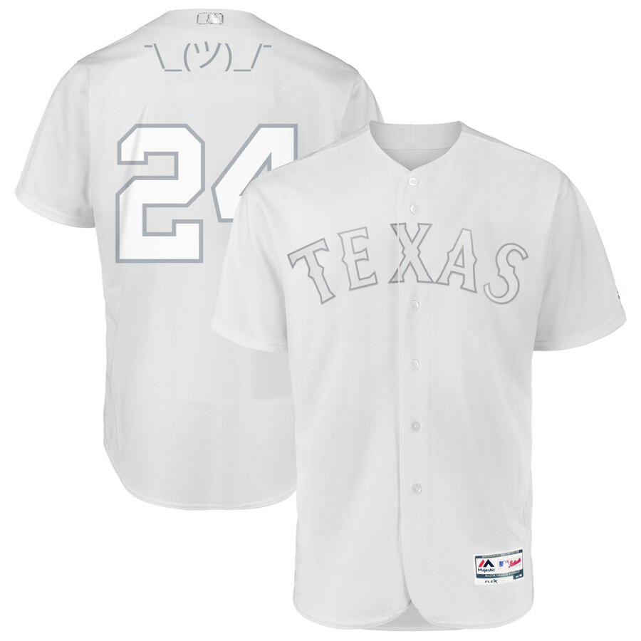 Texas Rangers #24 Hunter Pence Majestic 2019 Players' Weekend Flex Base Authentic Player Jersey White Texas Rangers #24 Hunter Pence Majestic 2019 Players' Weekend Flex Base Authentic Player Jersey White
