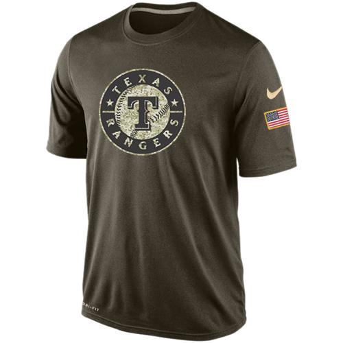 Men's Texas Rangers Salute To Service Nike Dri-FIT T-Shirt Men's Texas Rangers Salute To Service Nike Dri-FIT T-Shirt
