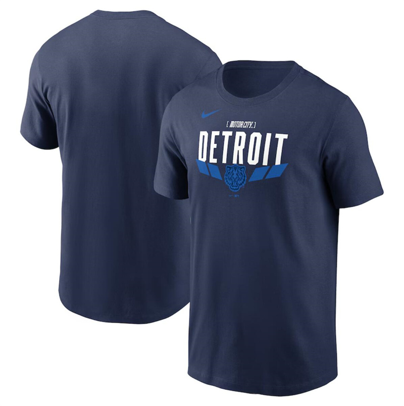 Men's Detroit Tigers Navy 2024 City Connect Graphic T-Shirt Men's Detroit Tigers Navy 2024 City Connect Graphic T-Shirt