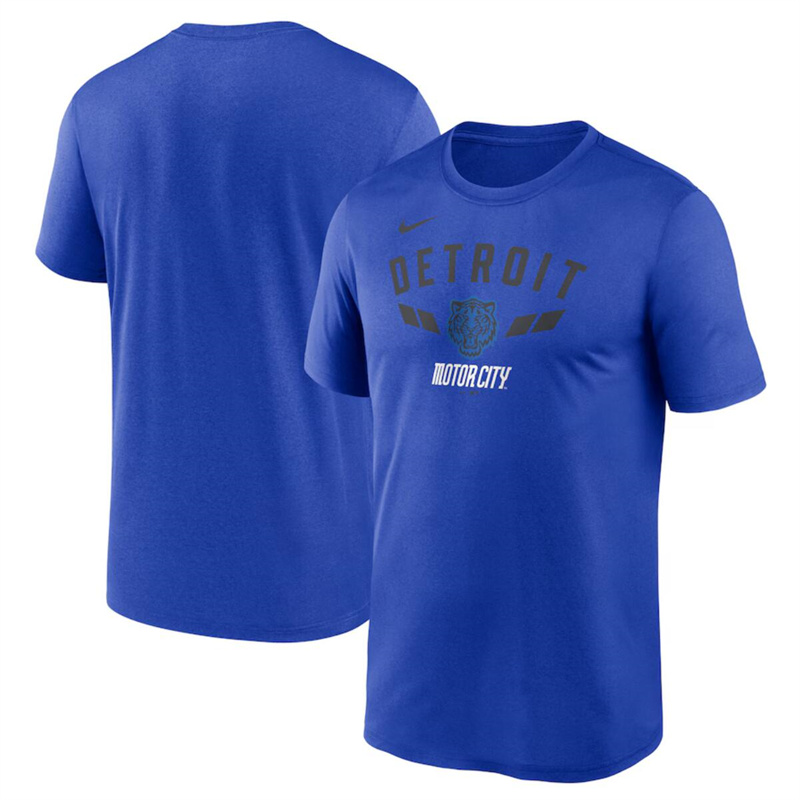 Men's Detroit Tigers Royal 2024 City Connect Legend Performance T-Shirt Men's Detroit Tigers Royal 2024 City Connect Legend Performance T-Shirt