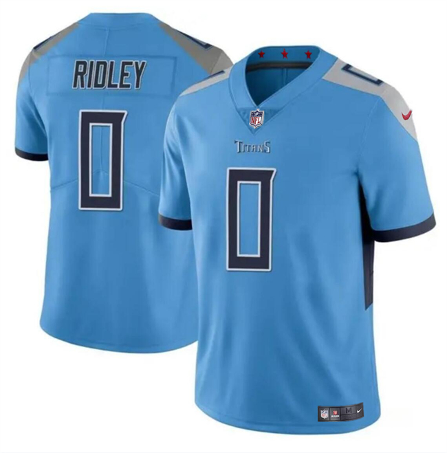 Men's Tennessee Titans #0 Calvin Ridley Blue Vapor Limited Stitched Football Jersey Men's Tennessee Titans #0 Calvin Ridley Blue Vapor Limited Stitched Football Jersey