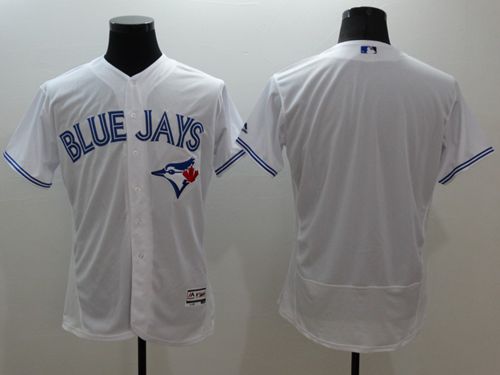Blue Jays Blank White Flexbase Authentic Collection Stitched MLB Jersey Blue Jays Blank White Flexbase Authentic Collection Stitched MLB Jersey