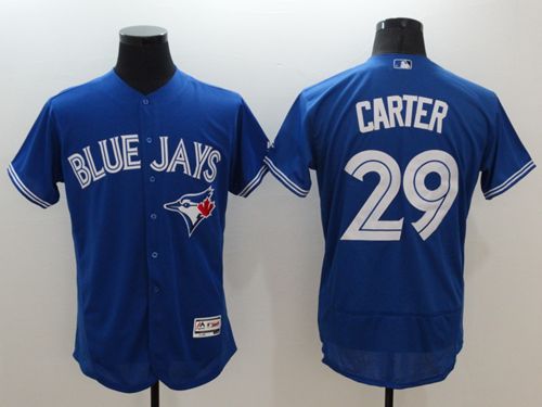 Blue Jays #29 Joe Carter Blue Flexbase Authentic Collection Stitched MLB Jersey Blue Jays #29 Joe Carter Blue Flexbase Authentic Collection Stitched MLB Jersey