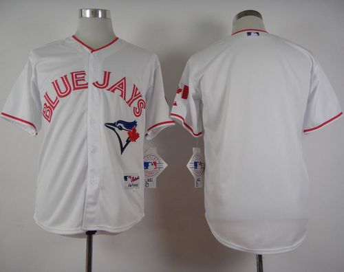 Blue Jays Blank White 2015 Canada Day Stitched MLB Jersey Blue Jays Blank White 2015 Canada Day Stitched MLB Jersey