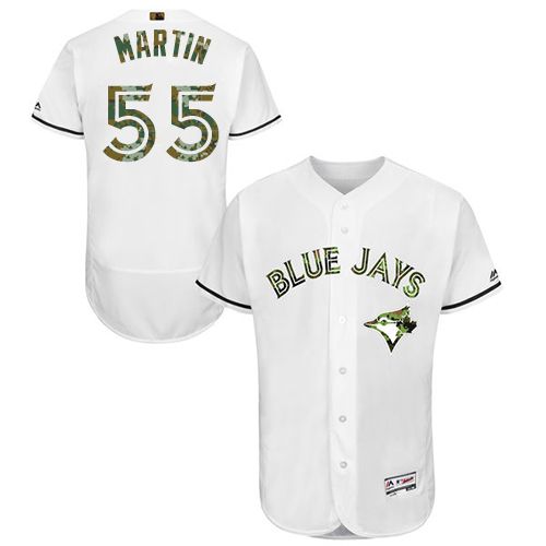 Blue Jays #55 Russell Martin White Flexbase Authentic Collection Memorial Day Stitched MLB Jersey Blue Jays #55 Russell Martin White Flexbase Authentic Collection Memorial Day Stitched MLB Jersey