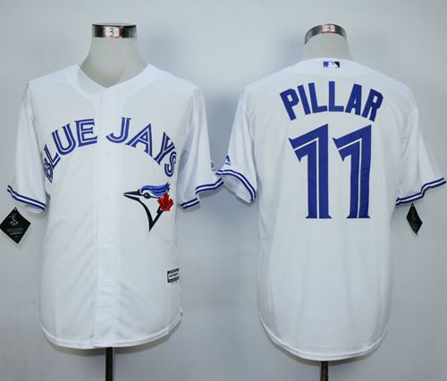 Blue Jays #11 Kevin Pillar White New Cool Base Stitched MLB Jersey Blue Jays #11 Kevin Pillar White New Cool Base Stitched MLB Jersey