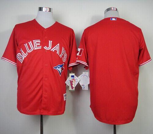 Blue Jays Blank Red Canada Day Stitched MLB Jersey Blue Jays Blank Red Canada Day Stitched MLB Jersey