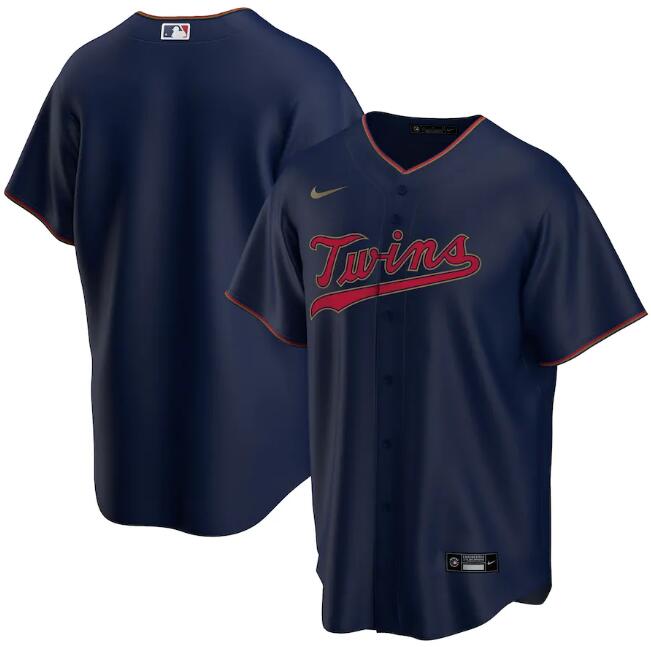 Men's Minnesota Twins Navy MLB Cool Base Stitched Jersey Men's Minnesota Twins Navy MLB Cool Base Stitched Jersey
