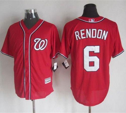 Nationals #6 Anthony Rendon Red New Cool Base Stitched MLB Jersey Nationals #6 Anthony Rendon Red New Cool Base Stitched MLB Jersey