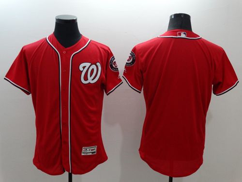 Nationals Blank Red Flexbase Authentic Collection Stitched MLB Jersey Nationals Blank Red Flexbase Authentic Collection Stitched MLB Jersey