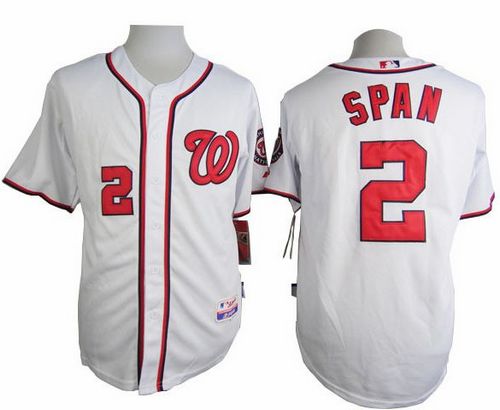 Nationals #2 Denard Span White Cool Base Stitched MLB Jersey Nationals #2 Denard Span White Cool Base Stitched MLB Jersey