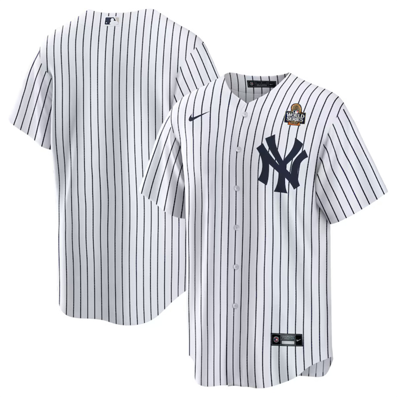 Men's New York Yankees Blank White 2024 World Series Cool Base Stitched Baseball Jersey Men's New York Yankees Blank White 2024 World Series Cool Base Stitched Baseball Jersey